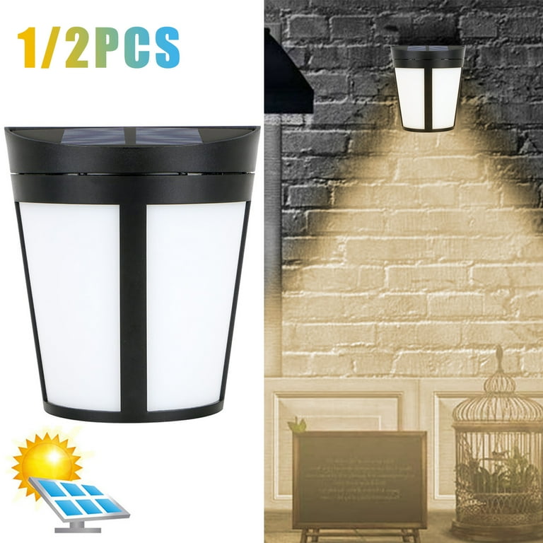 Solar Power Wall Mount LED Light Outdoor Garden Path Landscape Fence Yard Lamp C Solar Power Wall Mount LED Light Outdoor Garden Path Landscape Fence Yard Lamp C